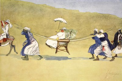 金星の通過、「エジプトの光の側」、1908年 作： Lance Thackeray
